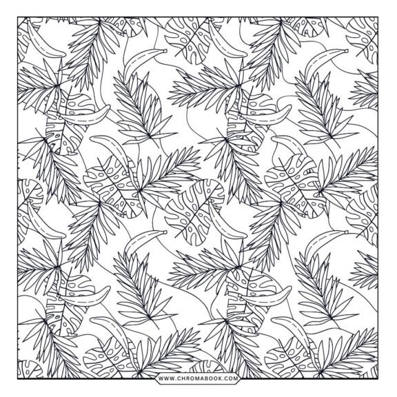 A vibrant summer-themed coloring page featuring intricate floral patterns and playful sun elements, perfect for free printable fun!