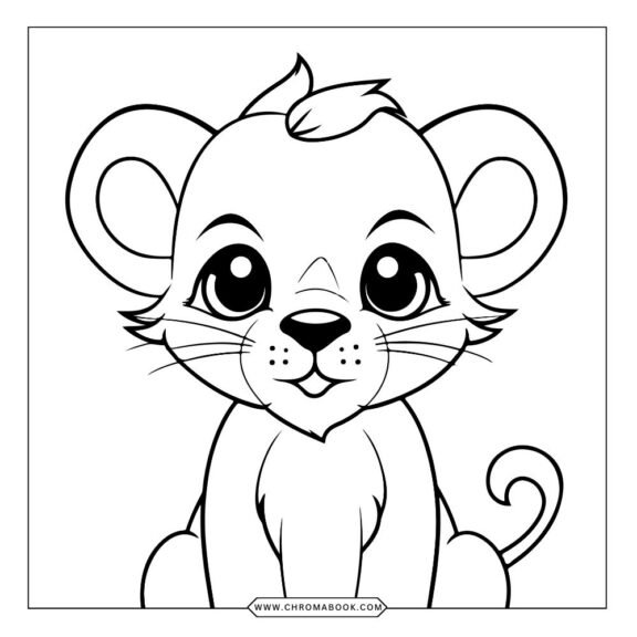 A whimsical coloring page featuring a variety of wild animals surrounded by intricate patterns, perfect for a free printable activity.