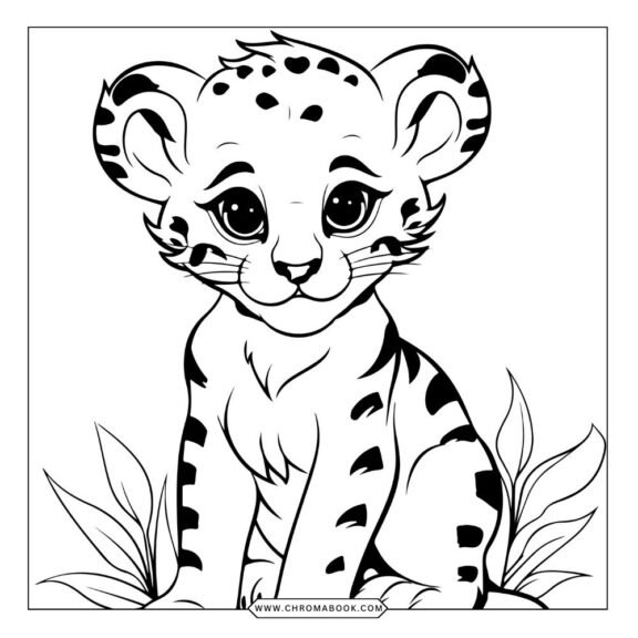 A vibrant coloring page featuring a variety of wild animals in intricate designs, perfect for creative fun. Free printable!