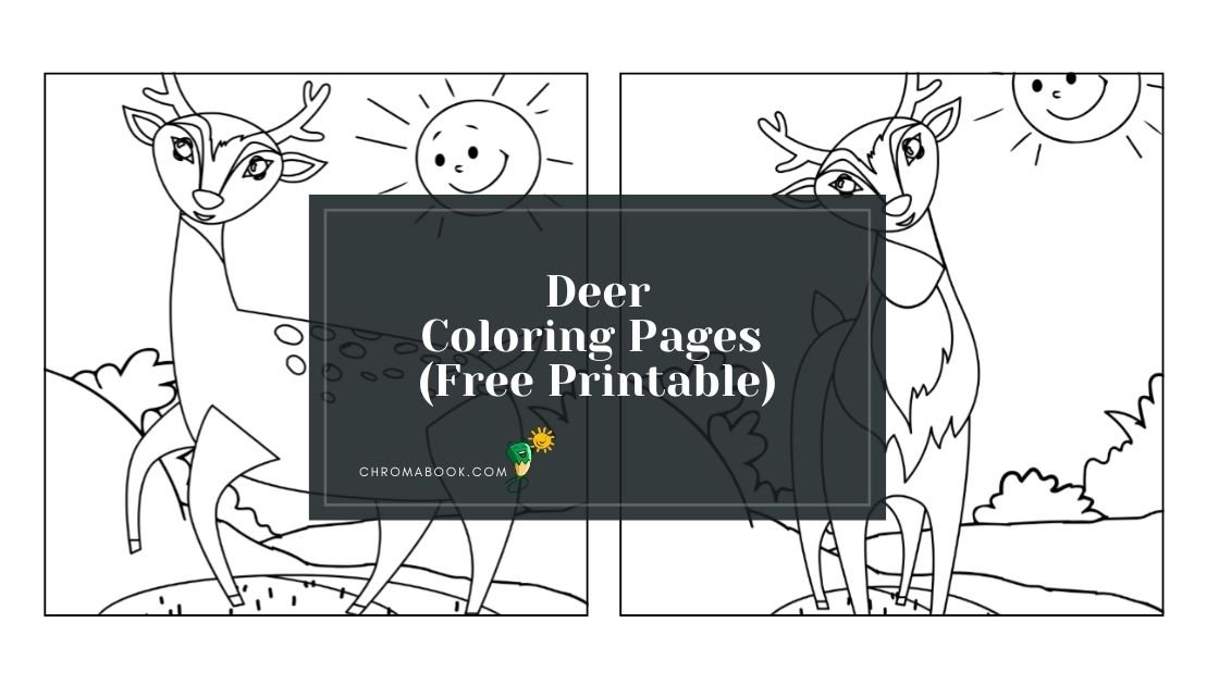 A beautifully detailed deer surrounded by intricate floral patterns, perfect for creativity. Free printable coloring page for all ages.