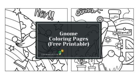 A whimsical gnome surrounded by mushrooms and flowers, perfect for creativity. Enjoy this free printable coloring page!