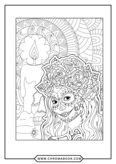 A whimsical Halloween-themed coloring page featuring playful ghosts, pumpkins, and bats, perfect for a spooky, creative time. Free printable!