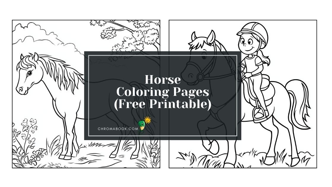A detailed horse coloring page featuring intricate patterns and flowing mane, perfect for creative expression. Free printable!