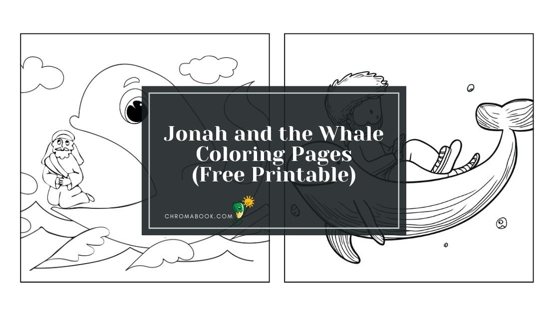 A biblical scene featuring Jonah and the whale, perfect for creativity. Enjoy this coloring page as a free printable activity!
