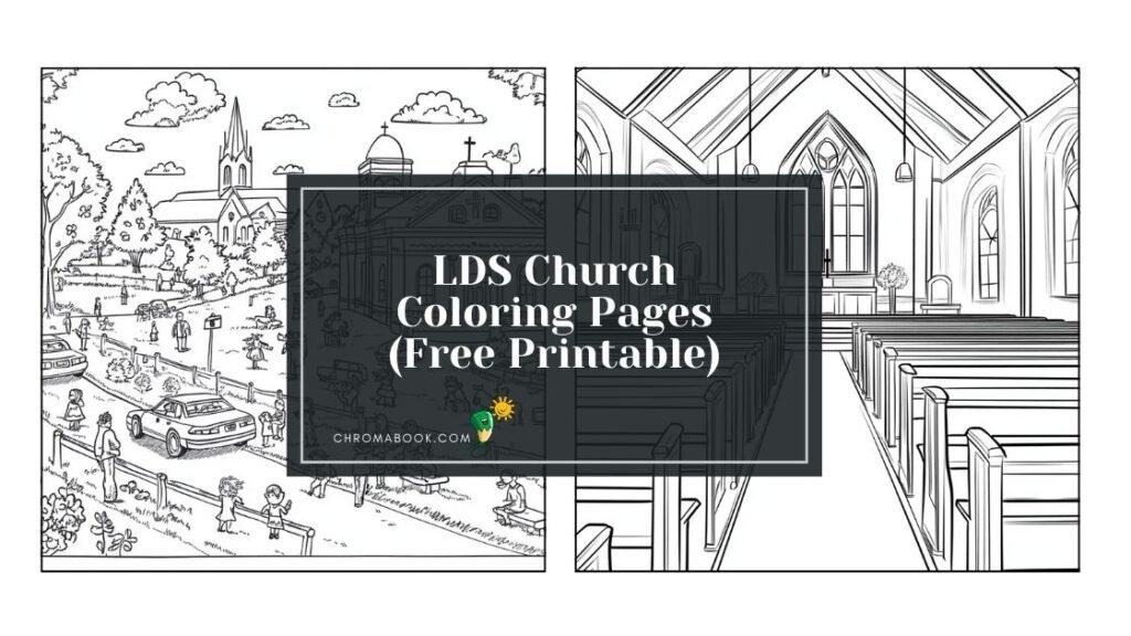 A biblical scene featuring a peaceful landscape with trees and mountains, perfect for a coloring page. Download this free printable!