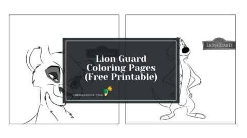 A detailed coloring page featuring characters from Lion Guard, perfect for kids. Enjoy this free printable for creative fun!