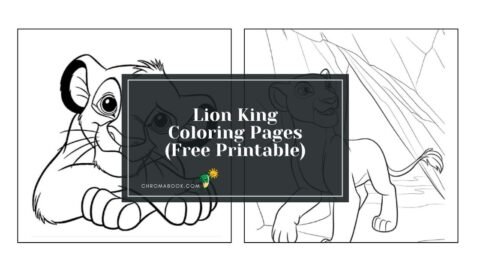 A detailed coloring page featuring iconic characters from The Lion King, perfect for creative fun. Free printable for all ages!
