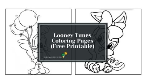 A fun Looney Tunes coloring page featuring beloved characters in playful scenes, perfect for kids. Free printable for creative fun!