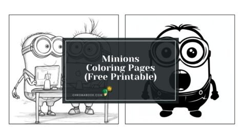 A fun coloring page featuring adorable Minions in playful poses, perfect for kids. Download this free printable to unleash creativity!