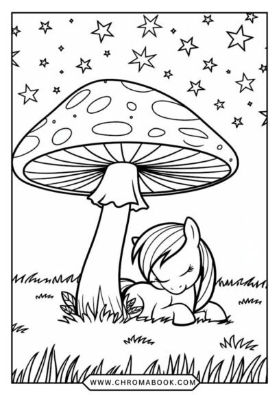 A fun My Little Pony Rainbow Dash coloring page featuring a dynamic pose, perfect for kids. Enjoy this free printable activity!