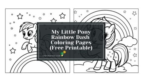 A fun My Little Pony coloring page featuring Rainbow Dash soaring through clouds, perfect for kids. Free printable for creative fun!