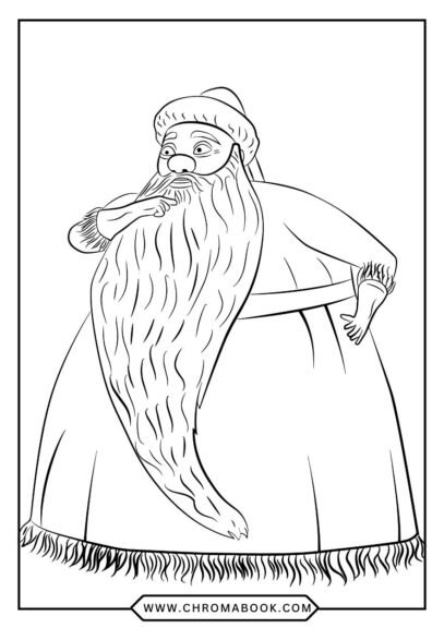 A whimsical Nightmare Before Christmas coloring page featuring iconic characters in a festive design, perfect for free printable fun!