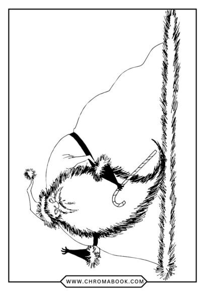 A whimsical Nightmare Before Christmas coloring page featuring Jack Skellington surrounded by festive designs, perfect for a free printable.