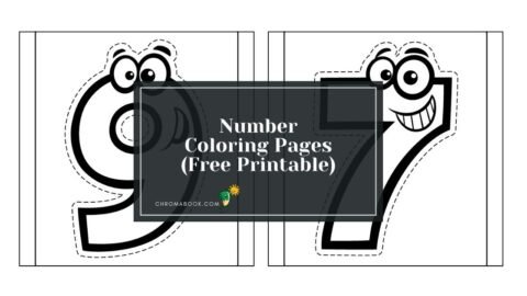 A vibrant coloring page featuring large, bold numbers surrounded by playful patterns, perfect for kids. Free printable design!