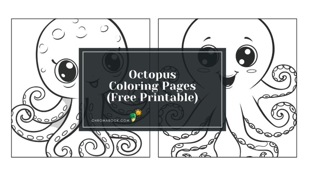 Intricate octopus design with swirling tentacles and patterns, perfect for creativity. A fun coloring page, free printable for all ages!