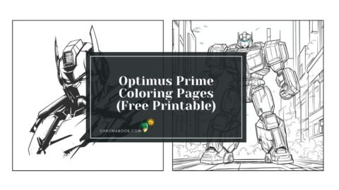 A detailed coloring page featuring Optimus Prime, the iconic Transformer, perfect for fans, available as a free printable.