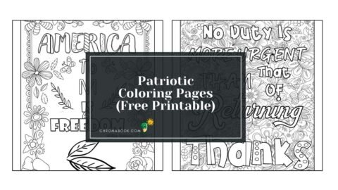 A detailed patriotic-themed coloring page featuring stars, stripes, and an eagle, perfect for a creative activity. Free printable!