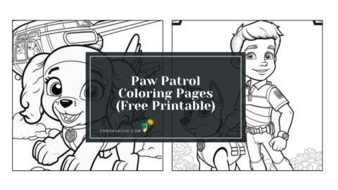 A fun Paw Patrol coloring page featuring the beloved characters in action, perfect for kids. Enjoy this free printable!