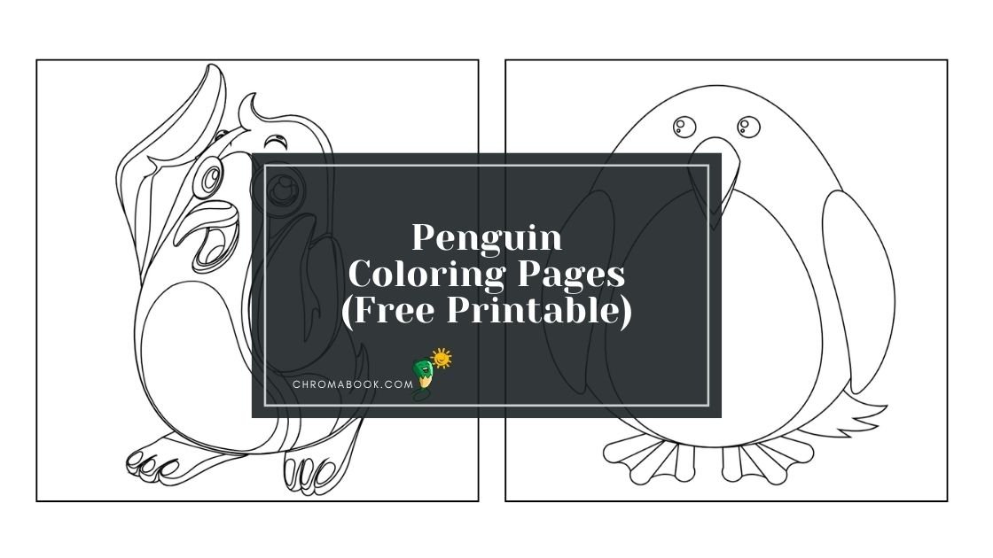 A whimsical penguin coloring page featuring playful penguins amidst icebergs, perfect for creativity. Free printable for all ages!