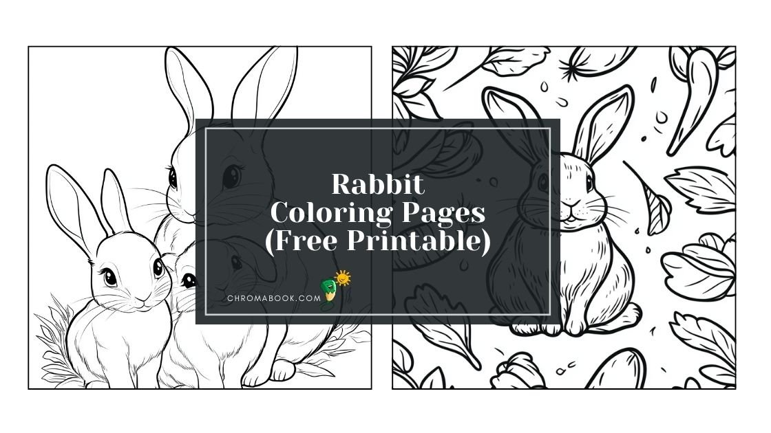 A whimsical rabbit surrounded by floral patterns, perfect for creativity. Enjoy this free printable coloring page!