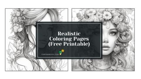 A detailed floral coloring page featuring intricate blooms and leaves, perfect for relaxation. Free printable for all ages!