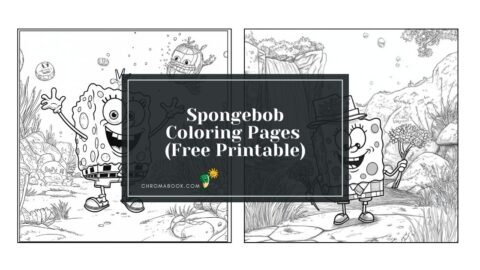 A fun Spongebob Squarepants coloring page featuring Spongebob and friends, perfect for kids. Enjoy this free printable!
