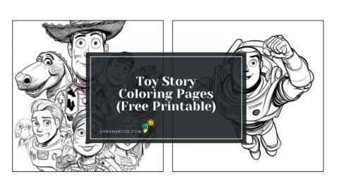 A fun Toy Story coloring page featuring beloved characters like Woody and Buzz Lightyear, perfect for kids. Free printable!