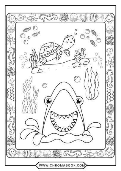A whimsical turtle coloring page featuring intricate patterns and designs, perfect for creativity. Free printable for all ages!