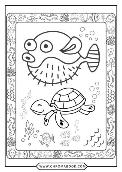 A detailed turtle coloring page featuring intricate patterns and designs, perfect for relaxation. Free printable for creative fun!