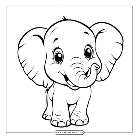 A whimsical elephant adorned with intricate patterns, perfect for relaxation. Download this free printable coloring page!