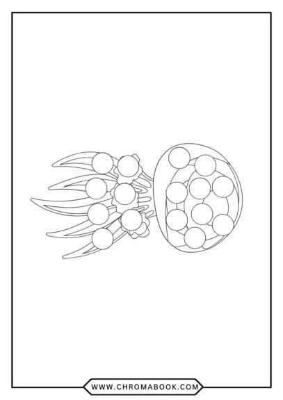 A whimsical jellyfish design featuring flowing tentacles and intricate patterns, perfect for a relaxing coloring page. Free printable!