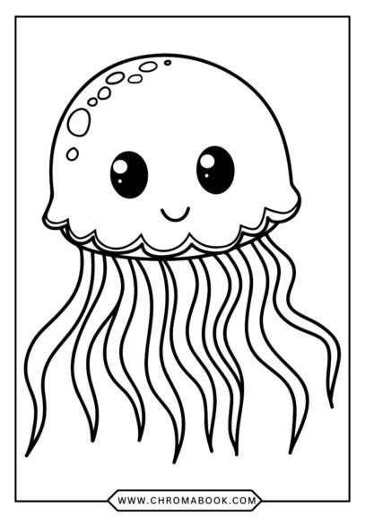 A vibrant sea creatures coloring page featuring various marine life, including fish, starfish, and seashells. Free printable!