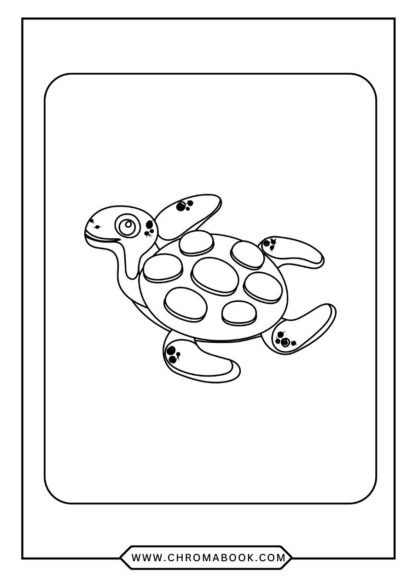 A whimsical coloring page featuring various sea creatures, including fish, turtles, and octopuses, perfect for a free printable activity.