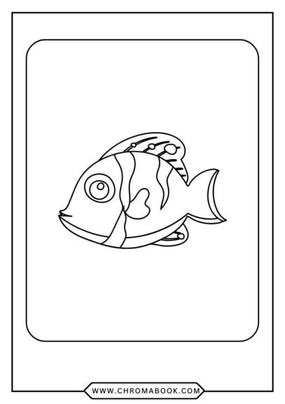 A whimsical sea creatures coloring page featuring playful dolphins, vibrant fish, and intricate coral designs. Free printable!