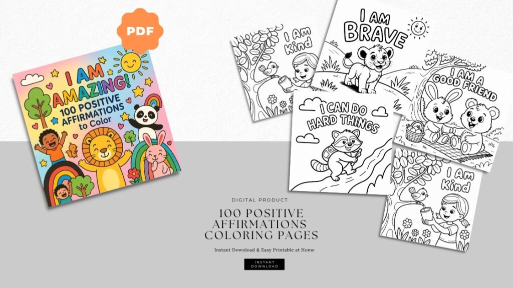 A beautiful floral mandala design for a free printable coloring page, featuring intricate patterns and affirming phrases to inspire creativity.