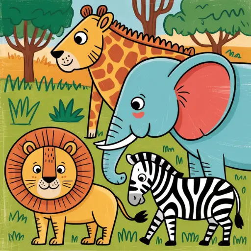 Free printable animal coloring pages and coloring books for kids
