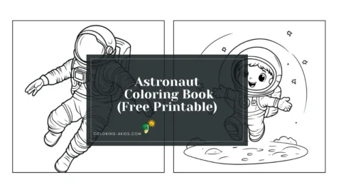 Astronaut Coloring Book
