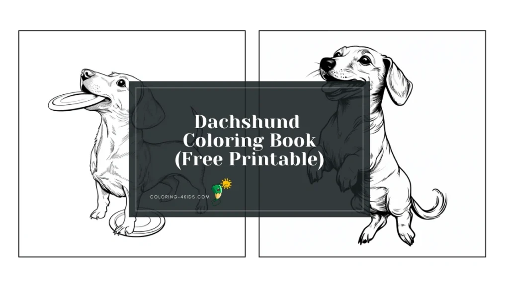 Dachshund Coloring Book