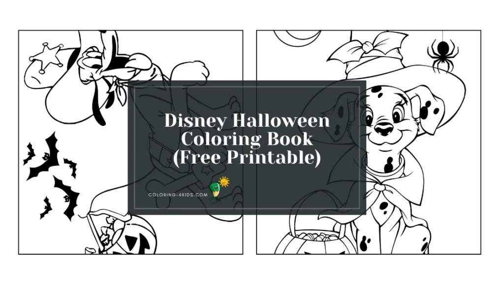 Disney Halloween Coloring Book