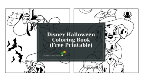 Disney Halloween Coloring Book