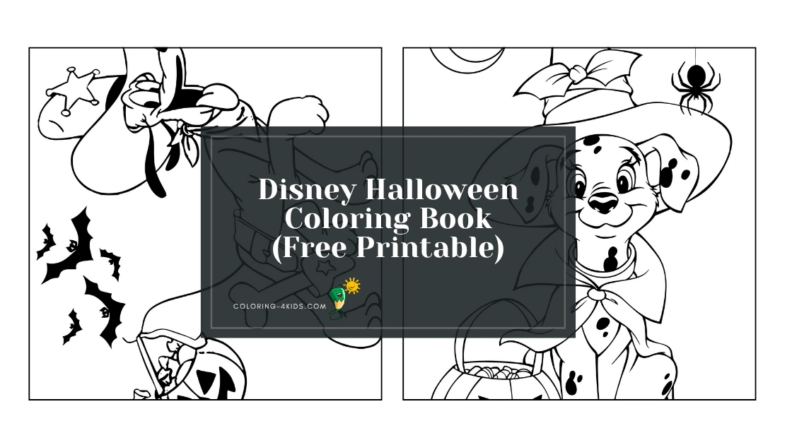 Disney Halloween Coloring Book