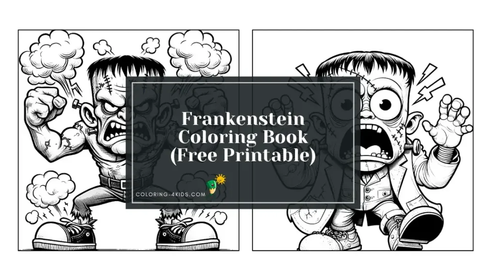 Frankenstein Coloring Book