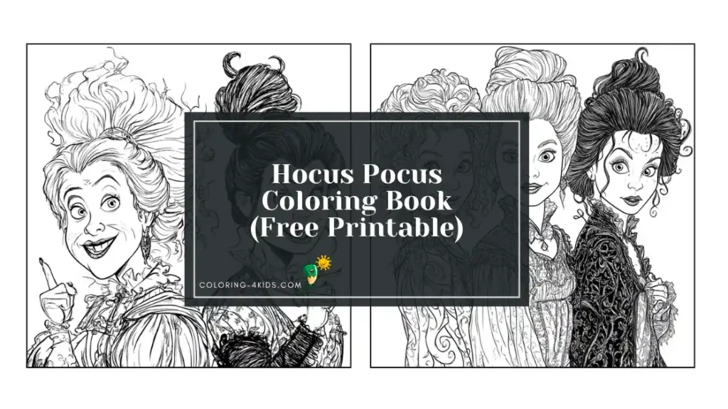 Hocus Pocus Coloring Book
