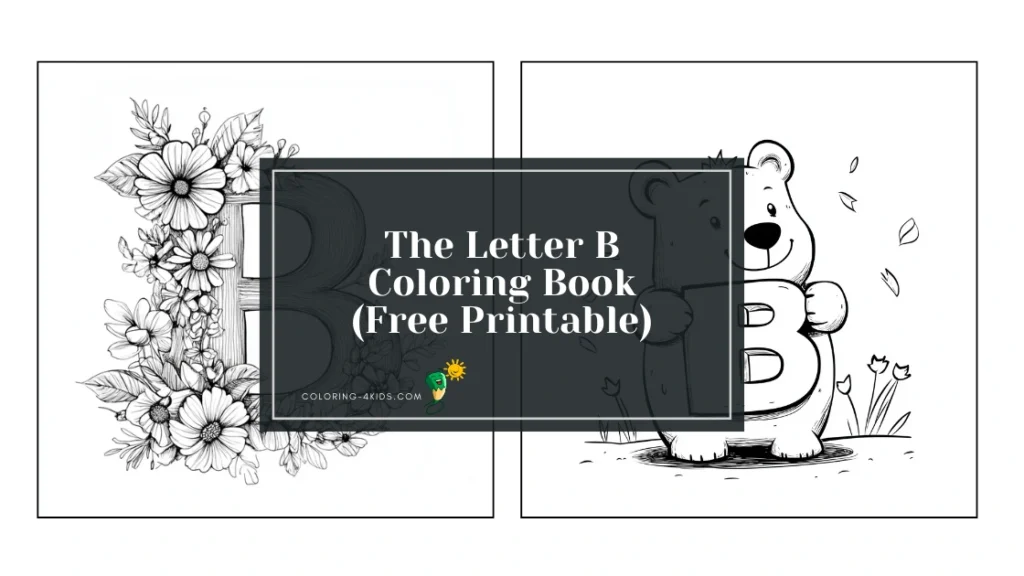 Letter B Coloring Book