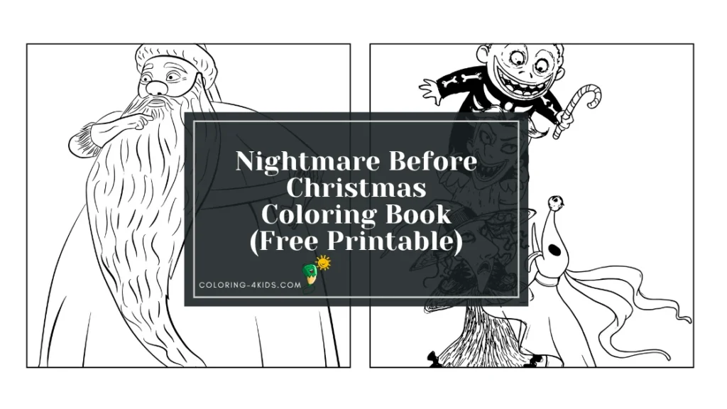 Nightmare Before Christmas Coloring Book