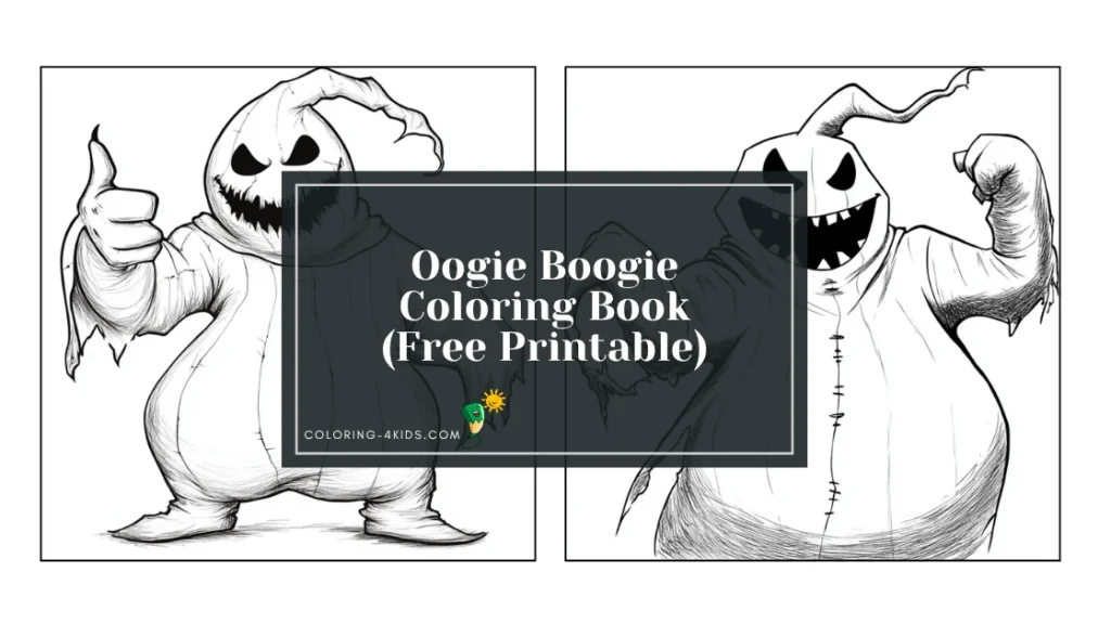 Oogie Boogie Coloring Book