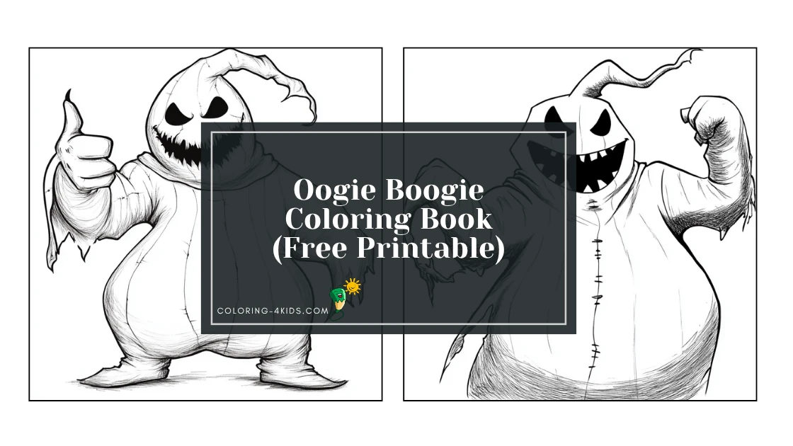 Oogie Boogie Coloring Book