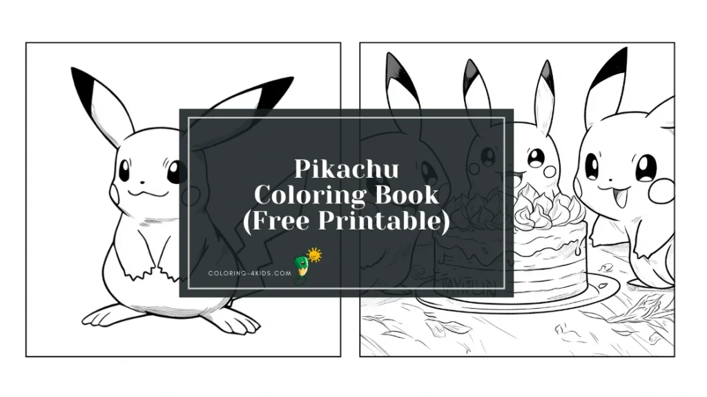 Pikachu Coloring Book