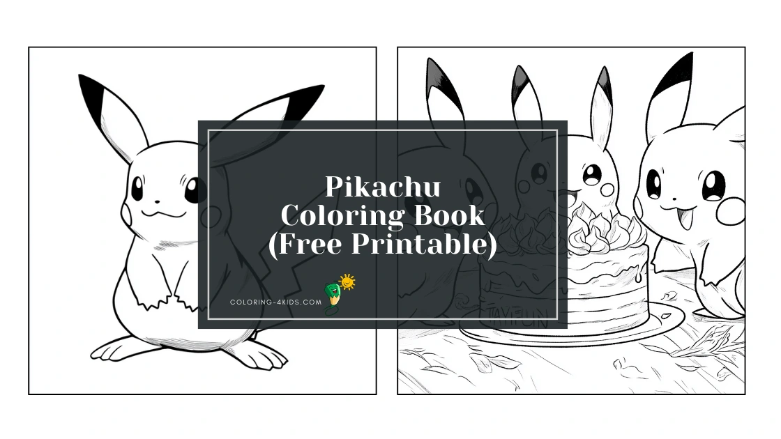 Pikachu Coloring Book