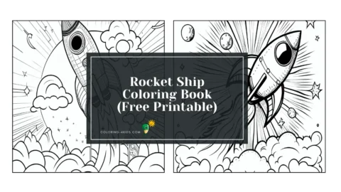Rocket Ship Coloring Book